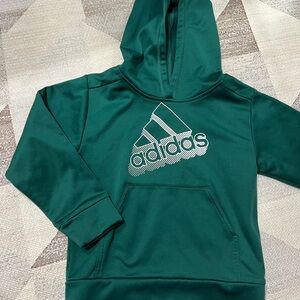 Adidas Kids Green Hoodie